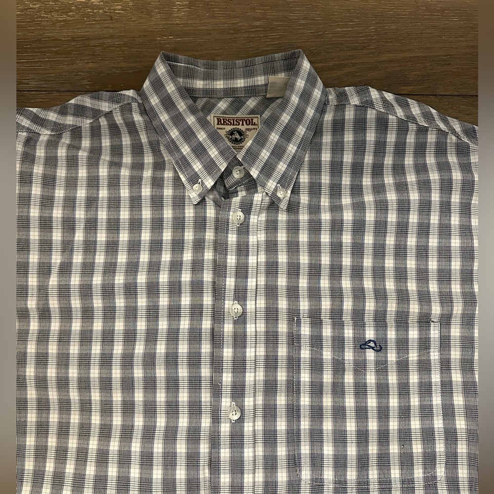Resistol Long Sleeve Button Up Shirt Size‎ L Great Condition